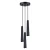 Lampa wisząca PRYSM 3P czarna SL.1401 - Sollux
