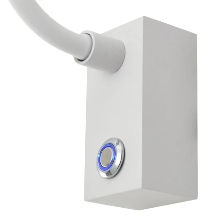 Kinkiet ruchomy biały do sypialni ADJUSTA WL0117-WH - Yaskr