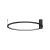 Lampa sufitowa RINGA M CL0112-M-BK - Yaskr