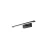 Kinkiet łazienkowy czarny IP44 ELGIDIA S WL0122-S-BK - Yaskr