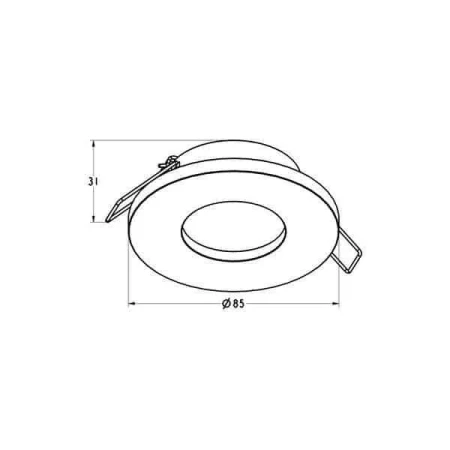 Lampa sufitowa CHIPA DL ARGU10-034 Zuma Line - W