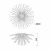 Lampa złota sufitowa URCHIN C0491-06B-F7DY Zuma Line
