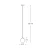 Lampa loft zwis RIANO P0454-01D-F7AC Zuma Line - W