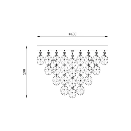 Lampa sufitowa designerska PARDO 18365L - Zuma Line