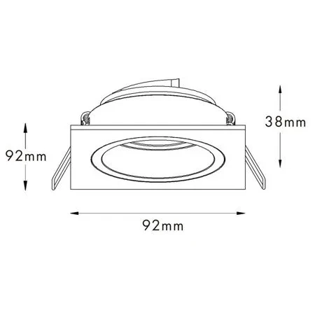 Oprawa do wbudowania CHUCK H-92703 - Zuma Line