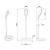 Lampa biurkowa LED H1848 Zuma Line - W