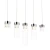 Lampa wisząca nowoczesna GEM P0389-05E-B5AC - Zuma Line