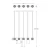 Lampa wisząca nowoczesna GEM P0389-05E-B5AC - Zuma Line