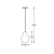 Lampa wisząca nowoczesna BRESSO P19066A-D18 - Zuma Line