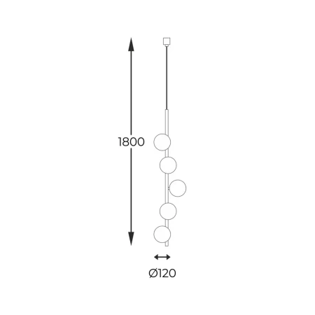 Lampa wisząca nowoczesna ALI 5648 - Zuma Line