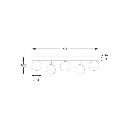 Lampa sufitowa nowoczesna ALI 5643 - Zuma Line
