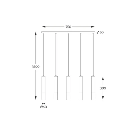 Lampa drewniana wisząca MADERA 8620403 - Zuma Line