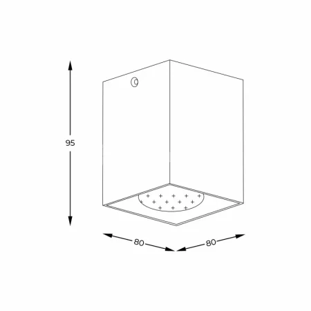 Spot SQUARE 50475-WH-N - Zuma Line - W