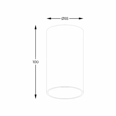 Spot TUBA SL 1 WHITE 92679-N - Zuma Line