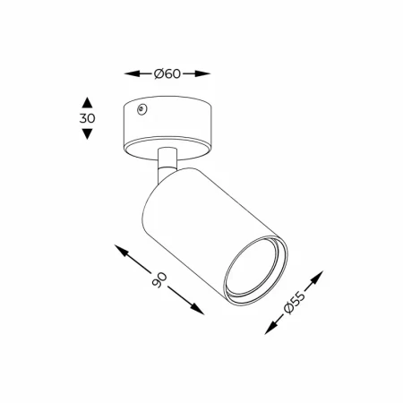 Spot TORI SL 3 20016-WH-N - Zuma Line