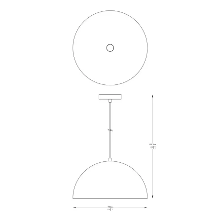Lampa wisząca VELA A8001XL-BK - Zuma Line