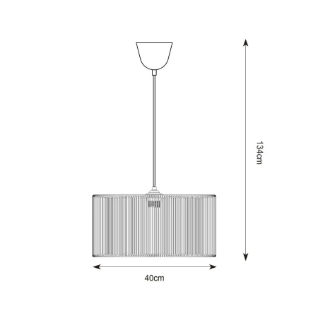 Lampa wisząca nowoczesna MAORI P22019E - Zuma Line - W