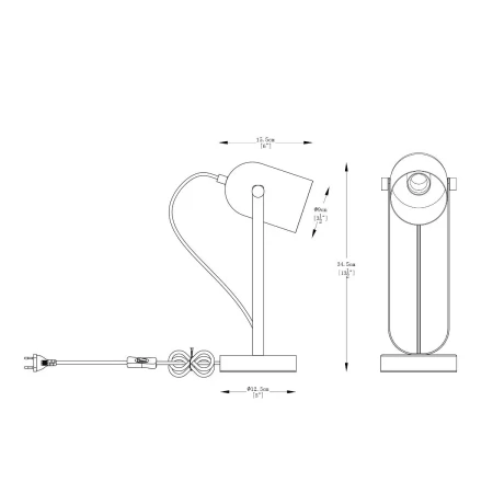 Lampa biurkowa ARIES A2057 - Zuma Line - W