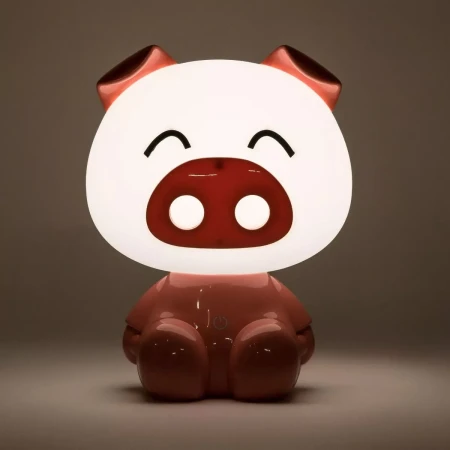 Lampa stołowa PIG RÓŻOWA/PINK KDR-603B-PK  - Zuma Line