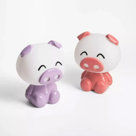 Lampa stołowa PIG RÓŻOWA/PINK KDR-603B-PK  - Zuma Line