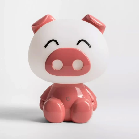Lampa stołowa PIG RÓŻOWA/PINK KDR-603B-PK  - Zuma Line