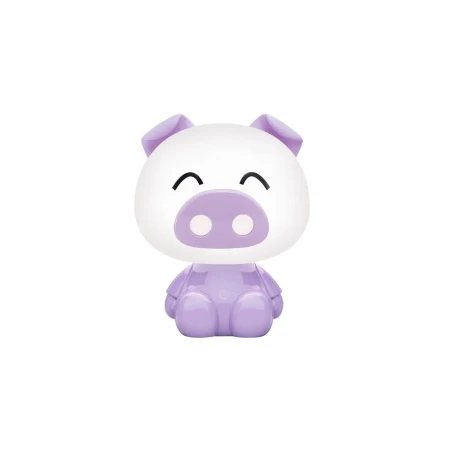 Lampa stołowa PIG FIOLETOWA/PURPLE KDR-603B-PE  - Zuma Line