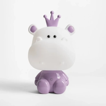 Lampa stołowa HIPPO FIOLETOWA/PURPLE KDR-613B-PE  - Zuma Line