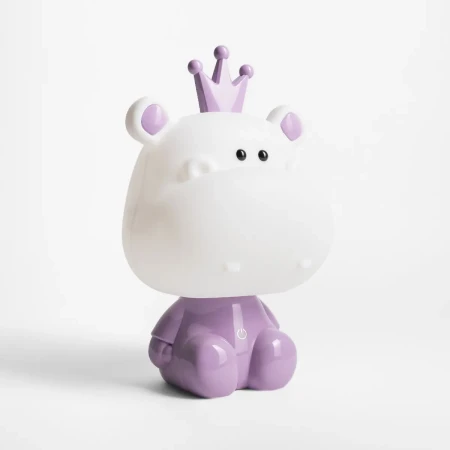 Lampa stołowa HIPPO FIOLETOWA/PURPLE KDR-613B-PE  - Zuma Line