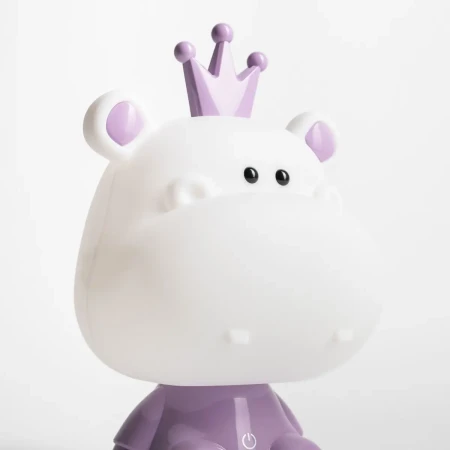 Lampa stołowa HIPPO FIOLETOWA/PURPLE KDR-613B-PE  - Zuma Line