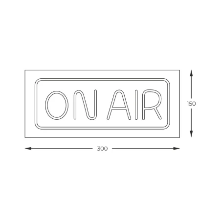 Neon ON AIR LED FM-NLB39  - Zuma Line