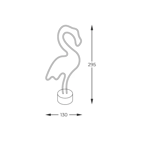 Lampa stołowa Neon FLAMINGO LED FM-NB23  - Zuma Line