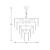 Lampa kryształowa wisząca AMEDEO 17106/6+3+1-GD+CL - Zuma Line