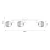 Lampa drewniana sufitowa COPA R5022003-3TU - Zuma Line - W