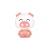 Lampa stołowa PIG RÓŻOWA/PINK KDR-603B-PK  - Zuma Line