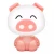 Lampa stołowa PIG RÓŻOWA/PINK KDR-603B-PK  - Zuma Line