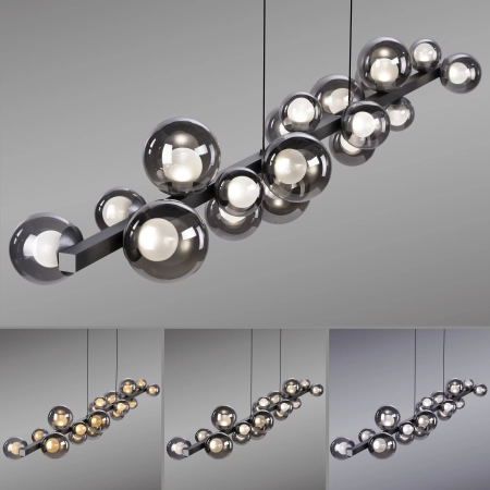 Lampa wisząca designerska elektryczna na pilota z windą  PURE E-POPUP 2558-15 - Paul Neuhaus