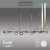 Lampa wisząca designerska elektryczna na pilota z windą  PURE E-POPUP 2558-15 - Paul Neuhaus