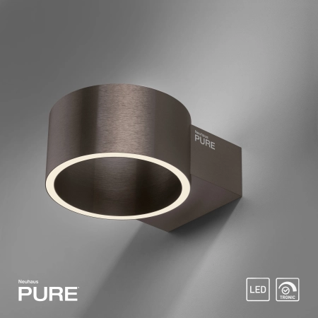 Kinkiet CLIPSE metaliczny brąz 8561-34 - Paul Neuhaus
