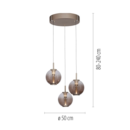 Lampa wisząca PURE E-Infinity 2222-97 - Paul Neuhaus