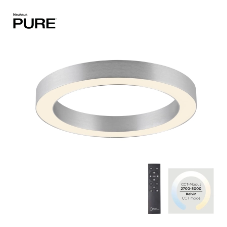 Lampa sufitowa na pilota  PURE LINES ROUND 6310-95 - Paul Neuhaus