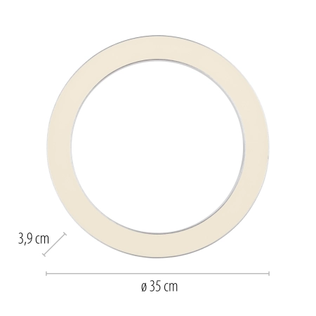 Lampa sufitowa na pilota  PURE LINES ROUND 6310-95 - Paul Neuhaus