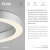 Lampa sufitowa na pilota  PURE LINES ROUND 6310-95 - Paul Neuhaus