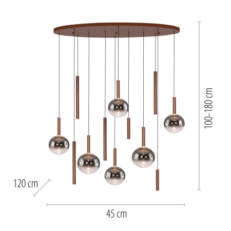 Lampa wisząca BOWL 2288-23 - Paul Neuhaus