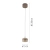 Lampa wisząca PURE FALLING RINGS 2503-97 - Paul Neuhaus