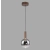 Lampa wisząca elegancka brązowa LED BOWL 2284-23 - Paul Neuhaus