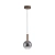 Lampa wisząca elegancka brązowa LED BOWL 2284-23 - Paul Neuhaus