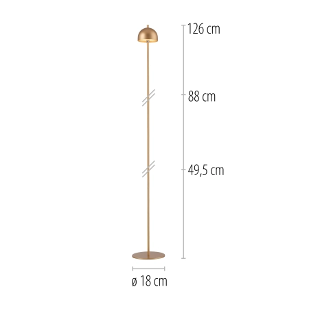 Lampa ogrodowa przenośna na USB BELLIS 19245-12 - Paul Neuhaus
