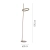 Lampa podłogowa piaskowa LED RITUS 15397-39 - Paul Neuhaus
