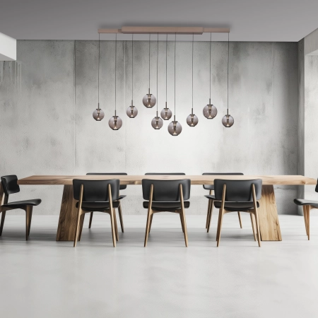 Lampa wisząca z funkcją e-Slide nad stół PURE E-INFINITY 2221-97 - Paul Neuhaus