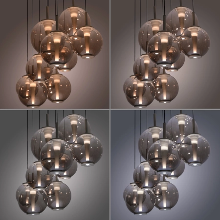Lampa wisząca z funkcją e-Slide nad stół PURE E-INFINITY 2221-97 - Paul Neuhaus